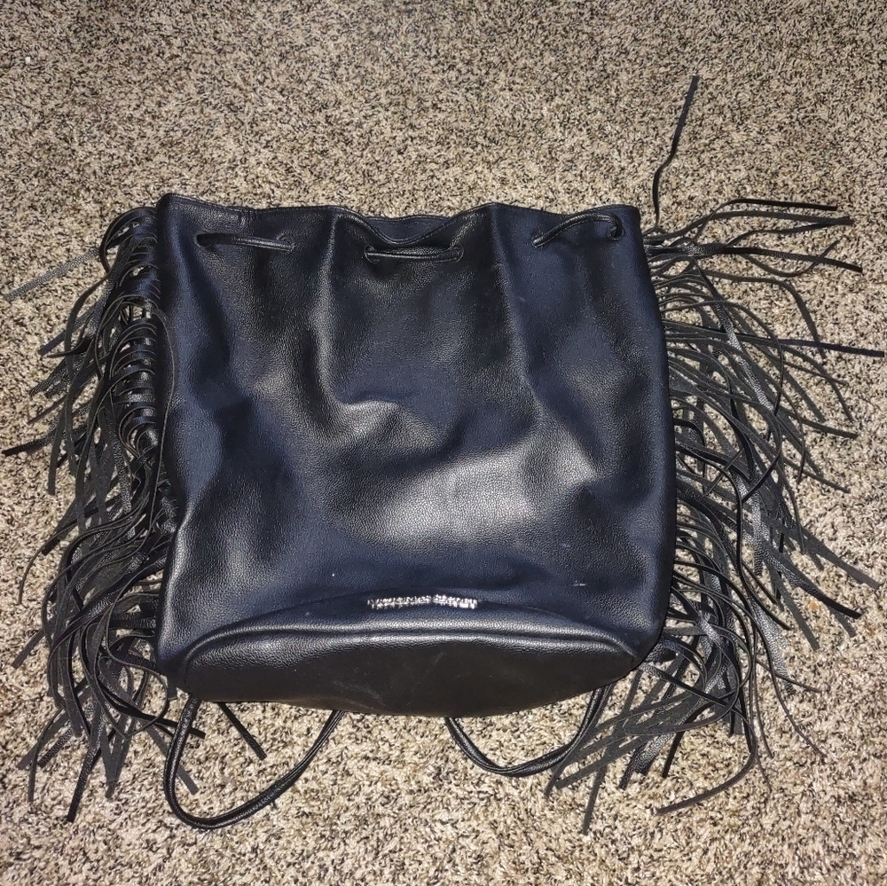 Victoria's Secret Fringe Drawstring Backpack